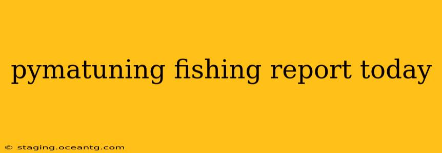 pymatuning fishing report today