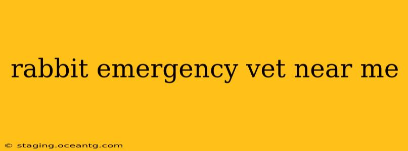 rabbit emergency vet near me