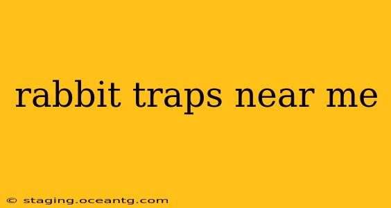 rabbit traps near me