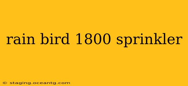 rain bird 1800 sprinkler