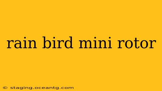 rain bird mini rotor
