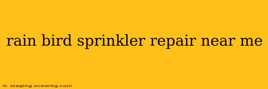rain bird sprinkler repair near me