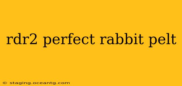 rdr2 perfect rabbit pelt