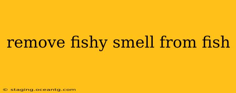 remove fishy smell from fish