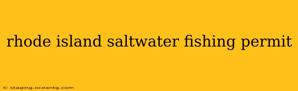 rhode island saltwater fishing permit