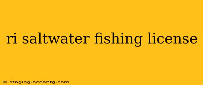 ri saltwater fishing license