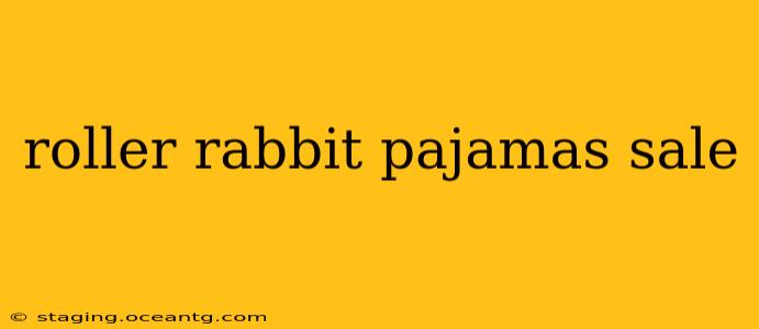 roller rabbit pajamas sale