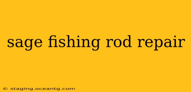 sage fishing rod repair