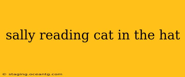 sally reading cat in the hat