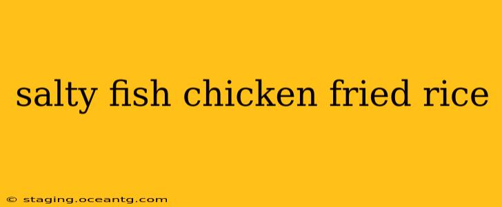 salty fish chicken fried rice