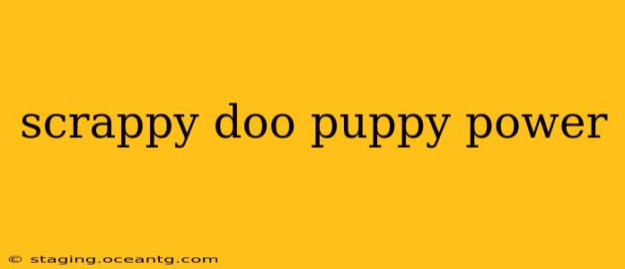 scrappy doo puppy power
