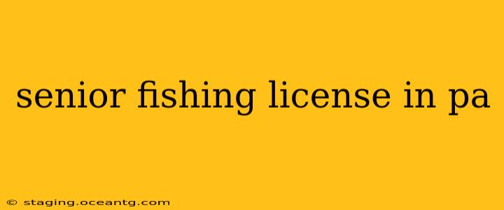 senior fishing license in pa