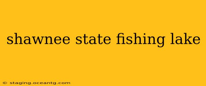 shawnee state fishing lake