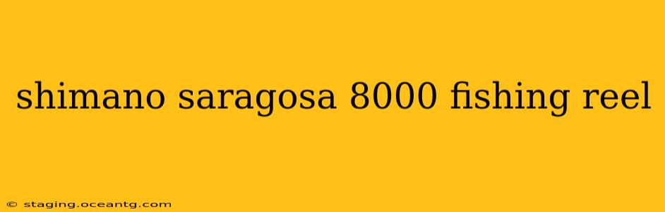 shimano saragosa 8000 fishing reel