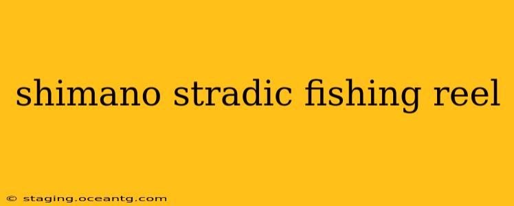 shimano stradic fishing reel