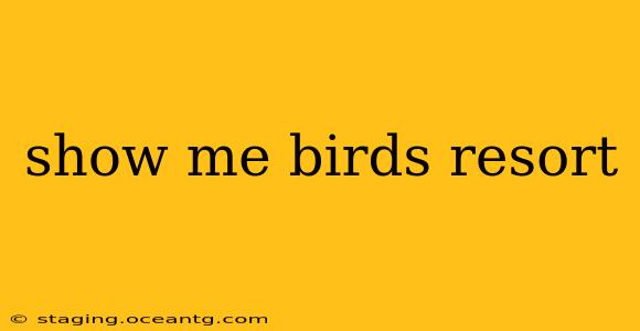 show me birds resort