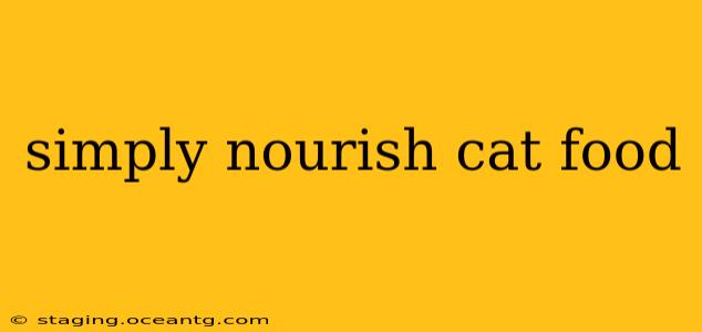 simply nourish cat food
