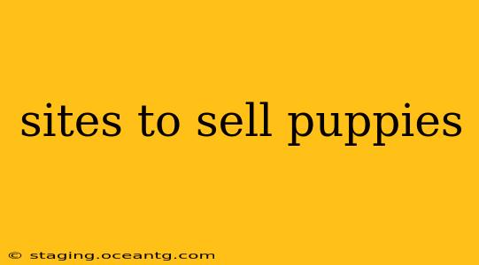 sites to sell puppies