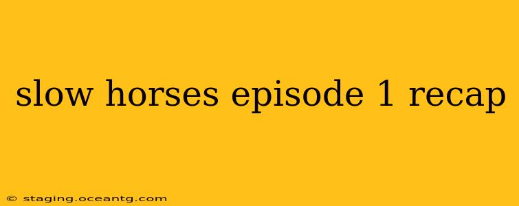 slow horses episode 1 recap