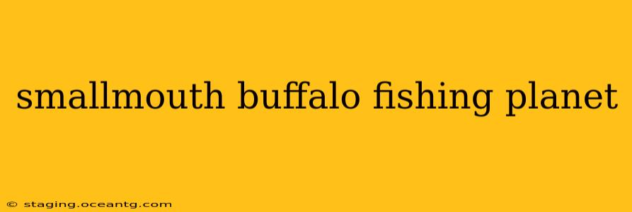 smallmouth buffalo fishing planet