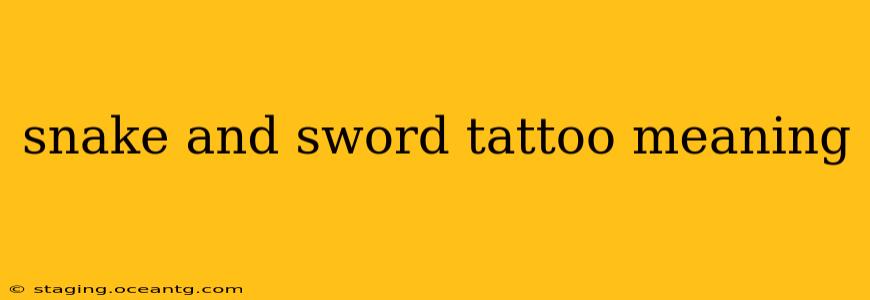 snake and sword tattoo meaning