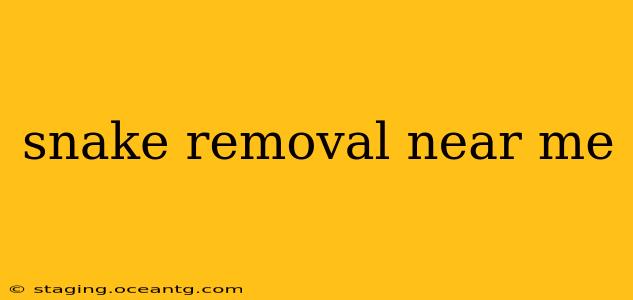 snake removal near me