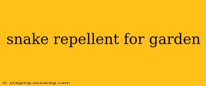 snake repellent for garden