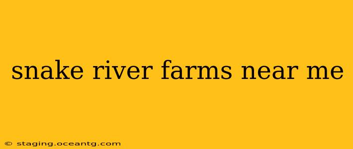 snake river farms near me