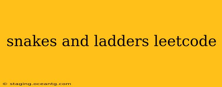 snakes and ladders leetcode