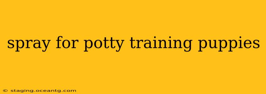 spray for potty training puppies