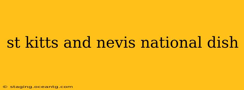 st kitts and nevis national dish