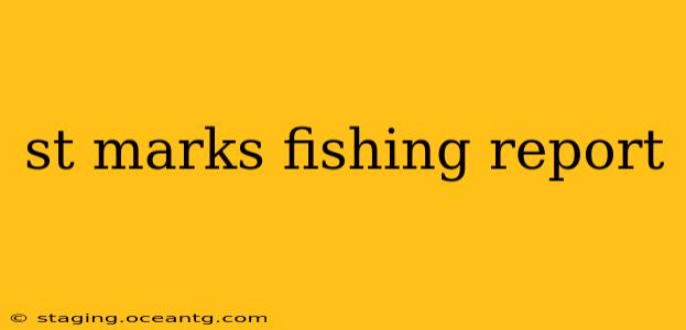 st marks fishing report