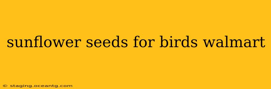 sunflower seeds for birds walmart