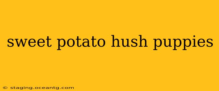 sweet potato hush puppies