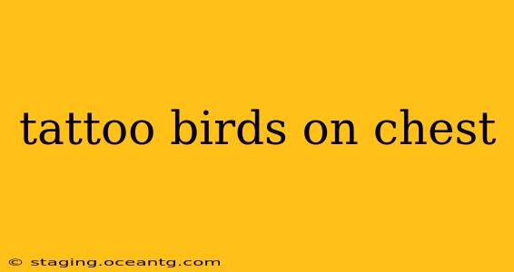 tattoo birds on chest