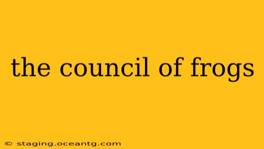 the council of frogs