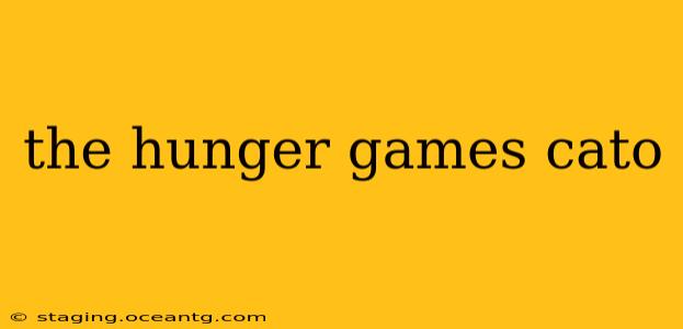 the hunger games cato