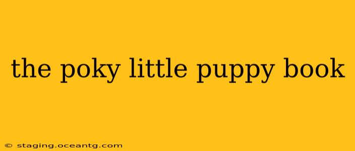 the poky little puppy book