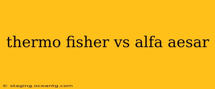 thermo fisher vs alfa aesar