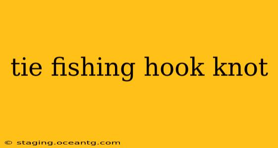 tie fishing hook knot
