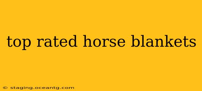 top rated horse blankets