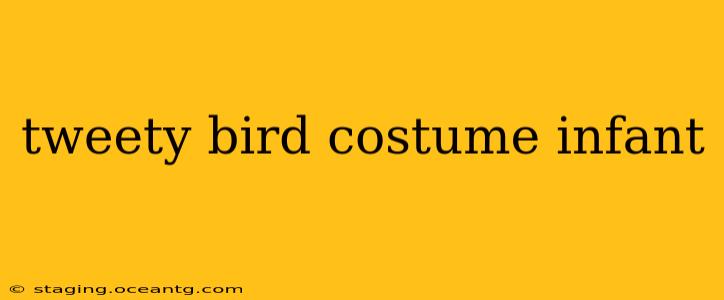 tweety bird costume infant