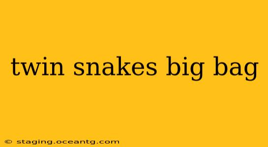 twin snakes big bag