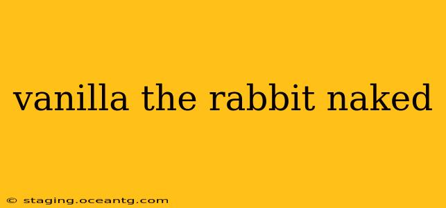 vanilla the rabbit naked