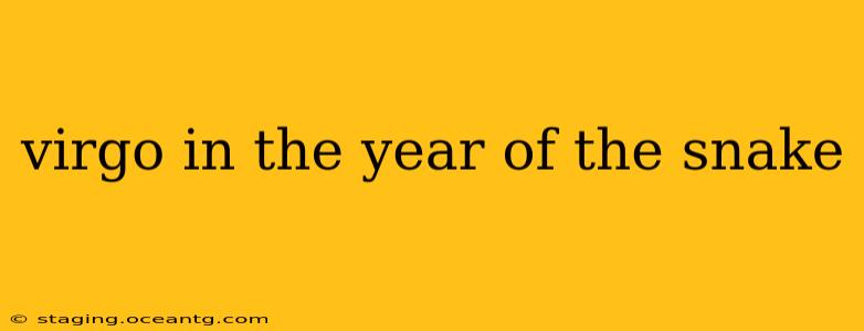 virgo in the year of the snake