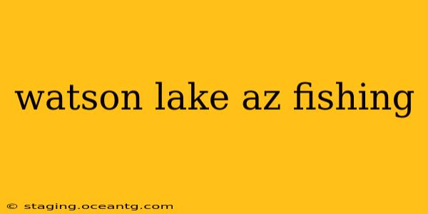 watson lake az fishing