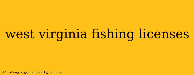 west virginia fishing licenses