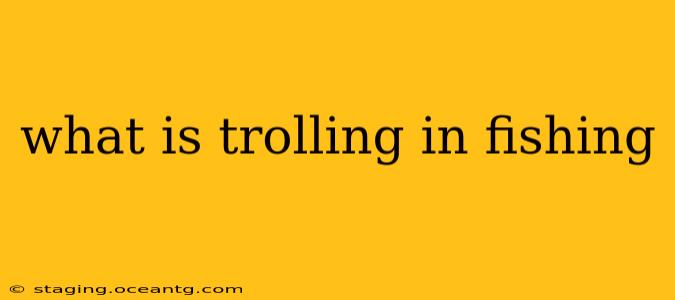 what is trolling in fishing