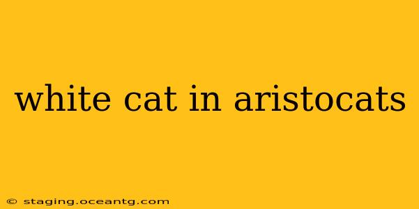 white cat in aristocats