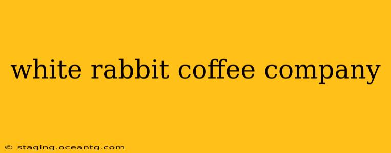 white rabbit coffee company